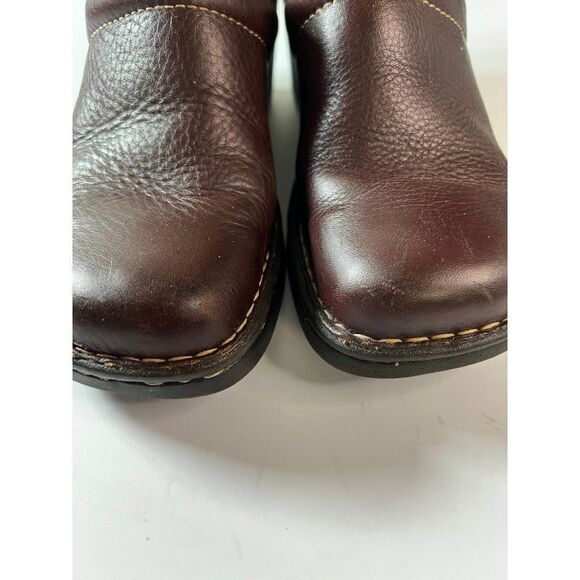 Born Leather Slip On Mules Clogs. Brown. Size 7/ Eur 38 - Picture 3 of 14
